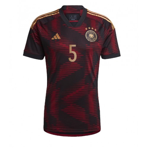 Maillot de foot Allemagne Thilo Kehrer #5 Extérieur Monde 2022 Manches Courte